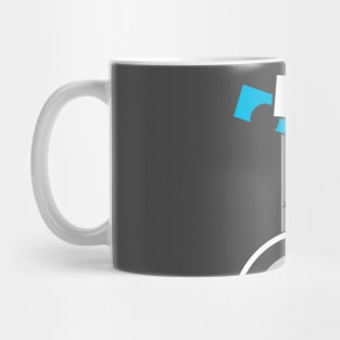 Tree on the road in constructivism art style Mug